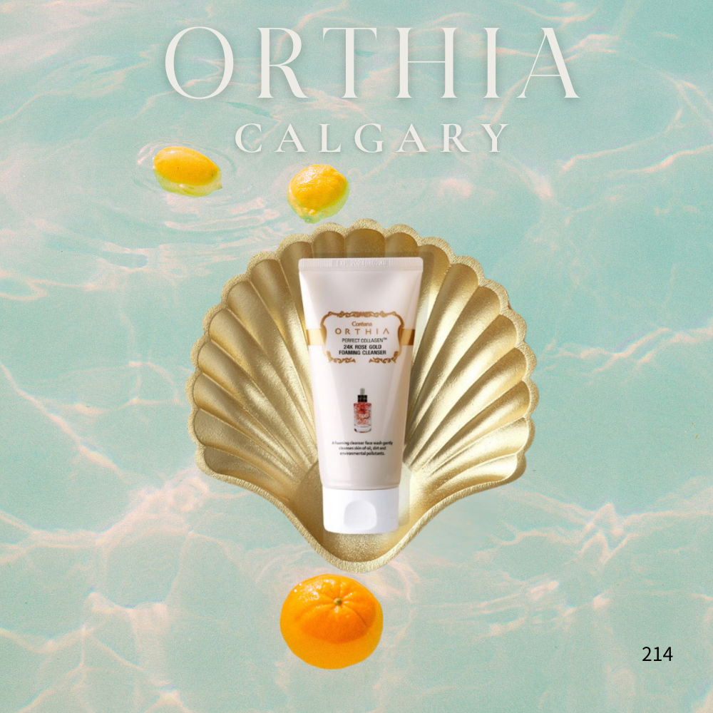 Sữa Rửa Mặt Collagen Vàng 24K Hoa Hồng ORTHIA Perfect Collagen 24K Rose Gold Foaming Cleanser – 120ml