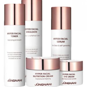 Bộ dưỡng ẩm trắng da JÚNGNANI Hyper Facial Premium Skin Care 5pcs Set